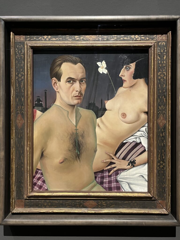 Best Museums to Visit in Vienna, the Leopold Museum, Self-Portrait with Model by CHRISTIAN SCHAD